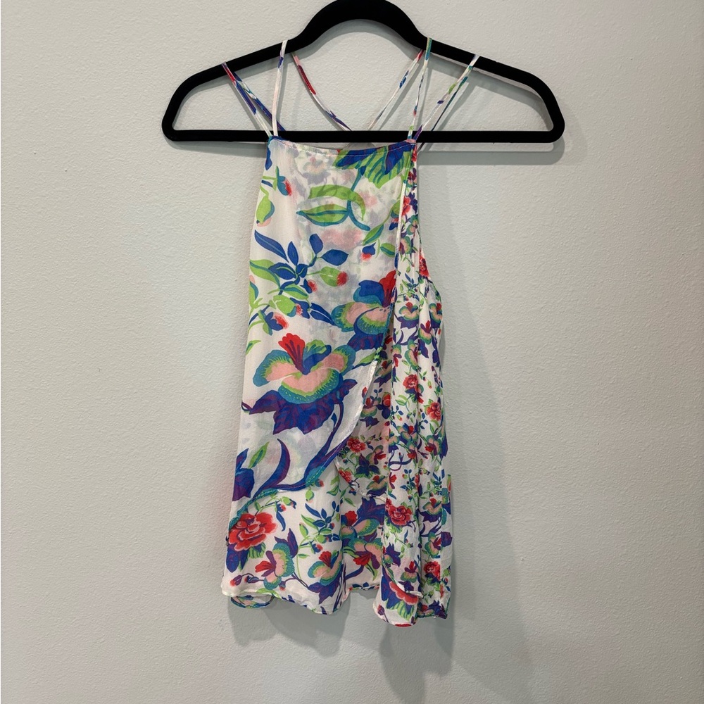 Anthropologie Maeve  | Multicolor Floral Top | Size Small